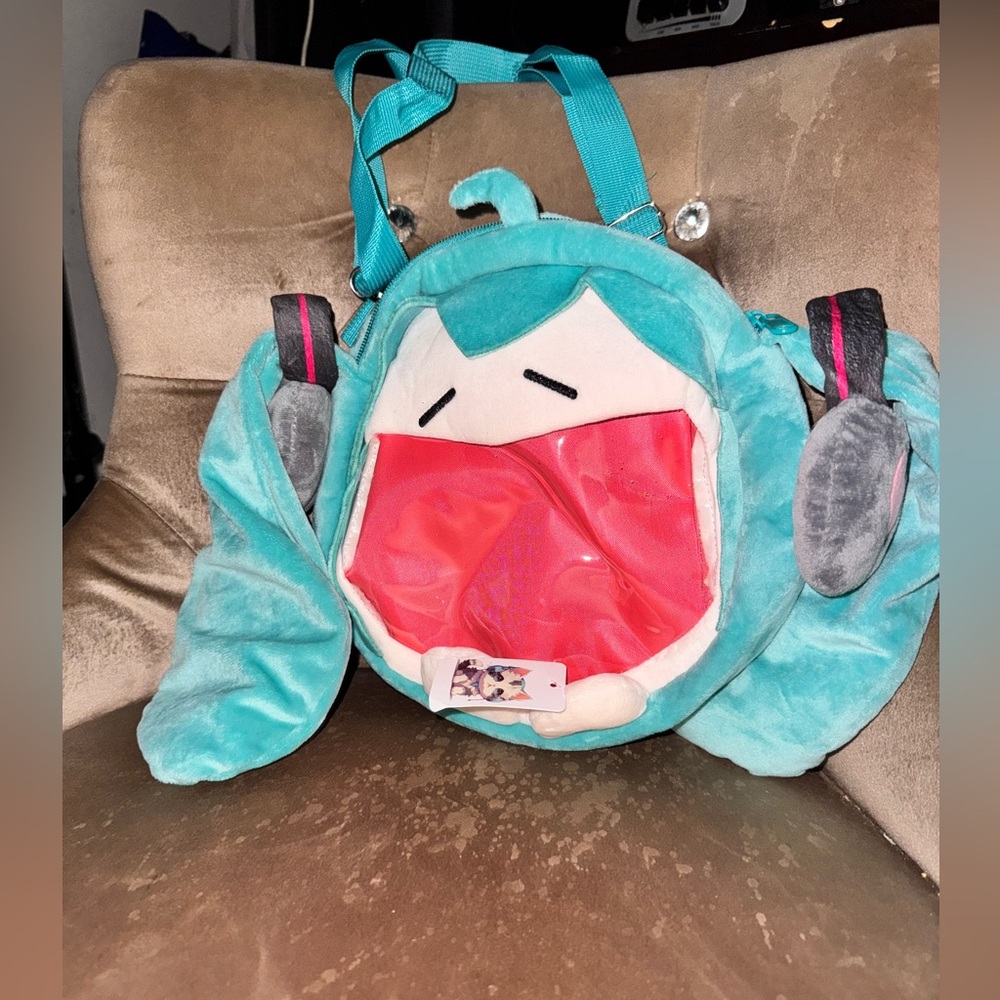 Hatsune Miku Plush Bag – Cute Chibi Style Shoulder Bag